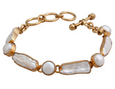 Alchemia Biwa Pearl & Pearl Bracelet - "Tides Embrace"